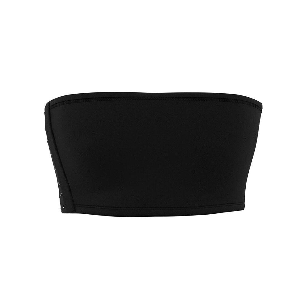 Black Strapless Chest Binder Bra - Tube Top Chest Binder