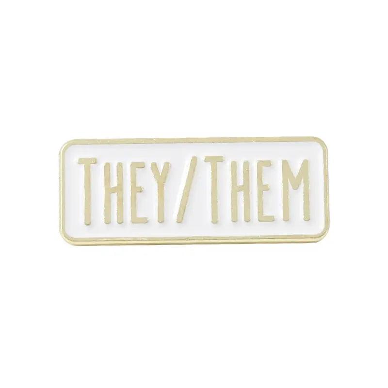 Pronoun Pins - Chest Binder Co